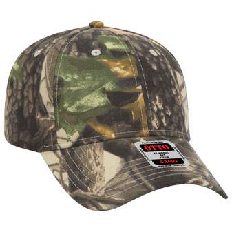78-835 Camouflage Brushed Cotton Twill Low Profile Pro Style Caps