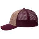 83-1212 Cork 6 Panel Low Profile Mesh Back Cap Structured Firm front Panel Low-Fitting