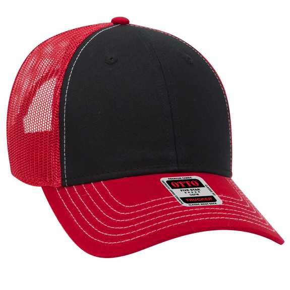 83-1239 OTTO CAP 6 Panel Low Profile Mesh Back Trucker Hat 83-1239 OTTO CAP 6 Panel Low Profile Mesh Back Trucker Hat