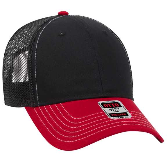 83-1239 OTTO CAP 6 Panel Low Profile Mesh Back Trucker Hat 83-1239 OTTO CAP 6 Panel Low Profile Mesh Back Trucker Hat