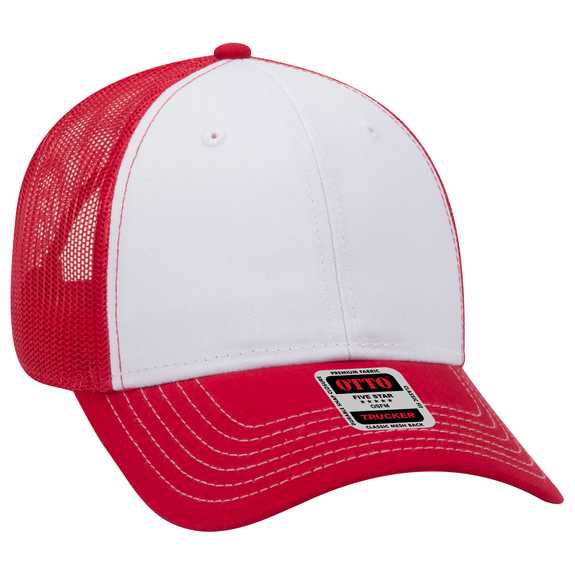 83-1239 OTTO CAP 6 Panel Low Profile Mesh Back Trucker Hat 83-1239 OTTO CAP 6 Panel Low Profile Mesh Back Trucker Hat