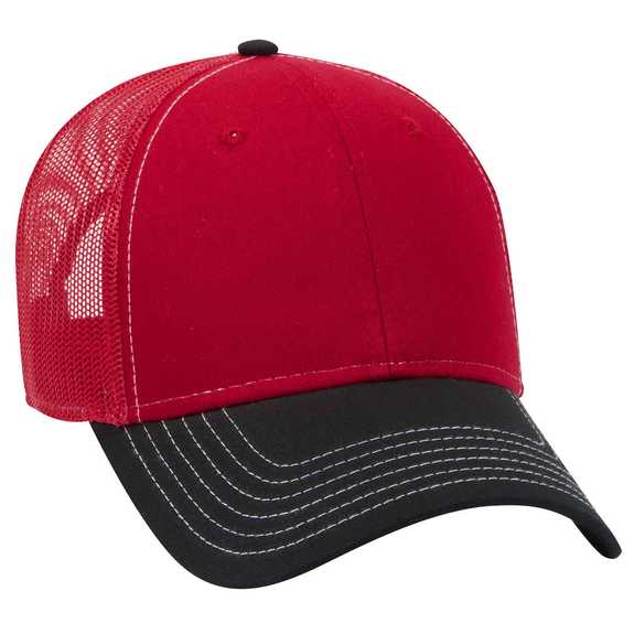 83-1239 OTTO CAP 6 Panel Low Profile Mesh Back Trucker Hat 83-1239 OTTO CAP 6 Panel Low Profile Mesh Back Trucker Hat