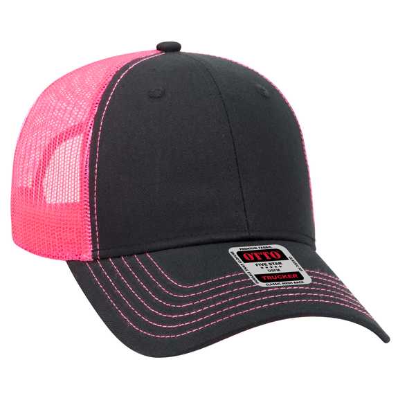 83-1239 OTTO CAP 6 Panel Low Profile Mesh Back Trucker Hat 83-1239 OTTO CAP 6 Panel Low Profile Mesh Back Trucker Hat