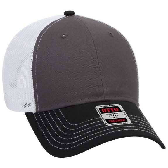 83-1239 OTTO CAP 6 Panel Low Profile Mesh Back Trucker Hat 83-1239 OTTO CAP 6 Panel Low Profile Mesh Back Trucker Hat
