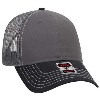 83-1239 OTTO CAP 6 Panel Low Profile Mesh Back Trucker Hat 83-1239 OTTO CAP 6 Panel Low Profile Mesh Back Trucker Hat