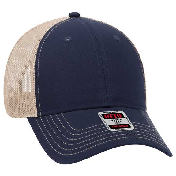 83-1239 OTTO CAP 6 Panel Low Profile Mesh Back Trucker Hat 83-1239 OTTO CAP 6 Panel Low Profile Mesh Back Trucker Hat