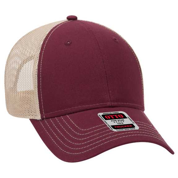 83-1239 OTTO CAP 6 Panel Low Profile Mesh Back Trucker Hat 83-1239 OTTO CAP 6 Panel Low Profile Mesh Back Trucker Hat