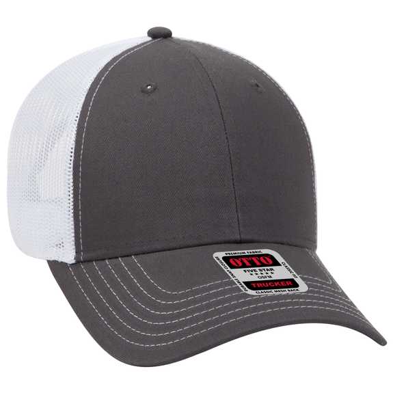 83-1239 OTTO CAP 6 Panel Low Profile Mesh Back Trucker Hat 83-1239 OTTO CAP 6 Panel Low Profile Mesh Back Trucker Hat