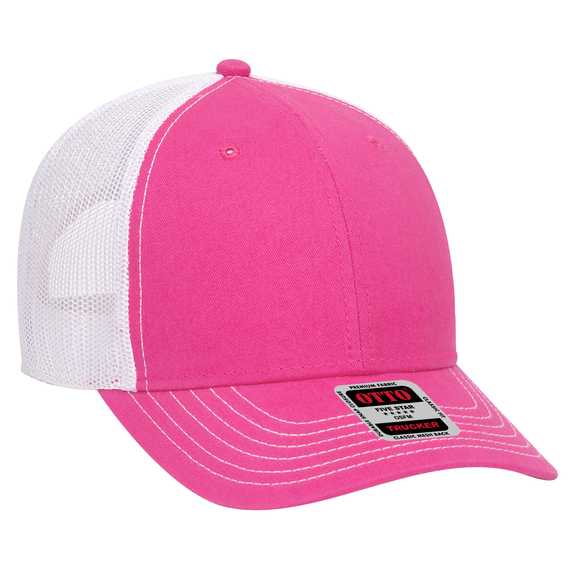 83-1239 OTTO CAP 6 Panel Low Profile Mesh Back Trucker Hat 83-1239 OTTO CAP 6 Panel Low Profile Mesh Back Trucker Hat