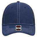 83-509 Washed Denim Low Profile Pro Style Mesh Back Caps