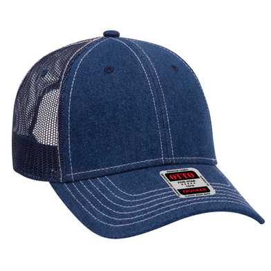 83-509 Washed Denim Low Profile Pro Style Mesh Back Caps 83-509 Washed Denim Low Profile Pro Style Mesh Back Caps