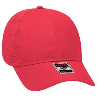 83-605 "OTTO COMFY FIT" Cotton Twill w/ Polyester Air Mesh Back 6 Panel Low Profile Baseball Cap