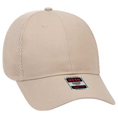83-605 "OTTO COMFY FIT" Cotton Twill w/ Polyester Air Mesh Back 6 Panel Low Profile Baseball Cap 83-605 "OTTO COMFY FIT" Cotton Twill w/ Polyester Air Mesh Back 6 Panel Low Profile Baseball Cap