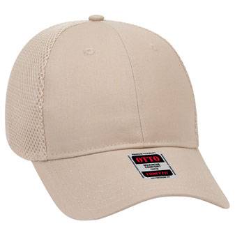 83-605 "OTTO COMFY FIT" Cotton Twill w/ Polyester Air Mesh Back 6 Panel Low Profile Baseball Cap