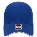84-482 Brushed Bull Denim Sandwich Visor Low Profile Pro Style Mesh Back Caps