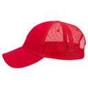 84-482 Brushed Bull Denim Sandwich Visor Low Profile Pro Style Mesh Back Caps