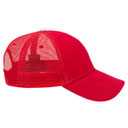 84-482 Brushed Bull Denim Sandwich Visor Low Profile Pro Style Mesh Back Caps