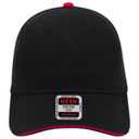 84-482 Brushed Bull Denim Sandwich Visor Low Profile Pro Style Mesh Back Caps