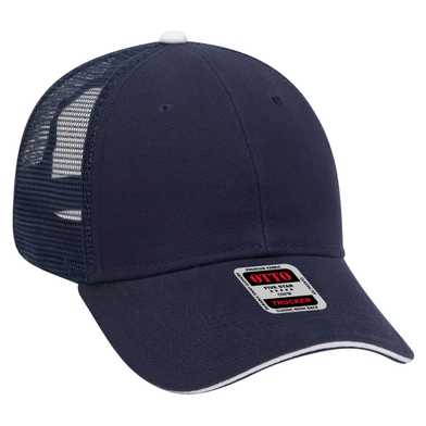 84-482 Brushed Bull Denim Sandwich Visor Low Profile Pro Style Mesh Back Caps 84-482 Brushed Bull Denim Sandwich Visor Low Profile Pro Style Mesh Back Caps