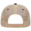 84-482 Brushed Bull Denim Sandwich Visor Low Profile Pro Style Mesh Back Caps