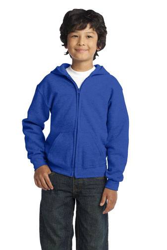 Gildan ®  Youth Heavy Blend ™  Full-Zip Hooded Sweatshirt. 18600B