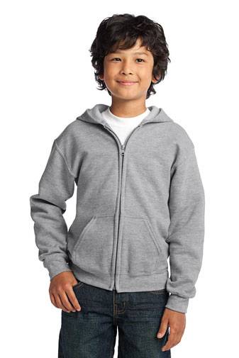Gildan ®  Youth Heavy Blend ™  Full-Zip Hooded Sweatshirt. 18600B