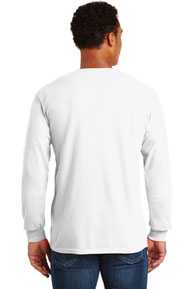 Gildan ®  - Ultra Cotton ®  100% Cotton Long Sleeve T-Shirt with Pocket.  2410