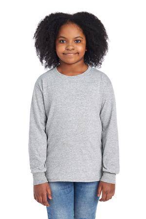 DISCONTINUED  JERZEES ®  Youth Dri-Power ®   Active 50/50 Cotton/Poly Long Sleeve T-Shirt