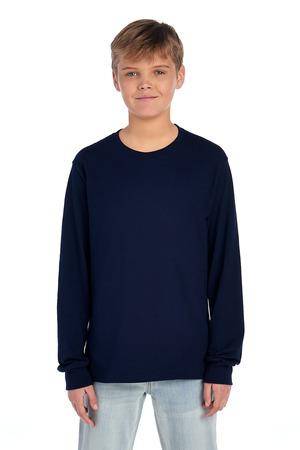 DISCONTINUED  JERZEES ®  Youth Dri-Power ®   Active 50/50 Cotton/Poly Long Sleeve T-Shirt