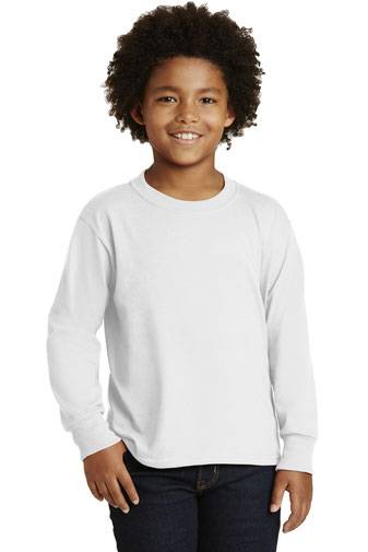 DISCONTINUED  JERZEES ®  Youth Dri-Power ®   Active 50/50 Cotton/Poly Long Sleeve T-Shirt