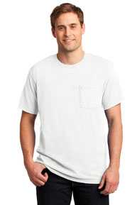 JERZEES ®  -  Dri-Power ®  Active 50/50 Cotton/Poly Pocket T-Shirt.  29MP