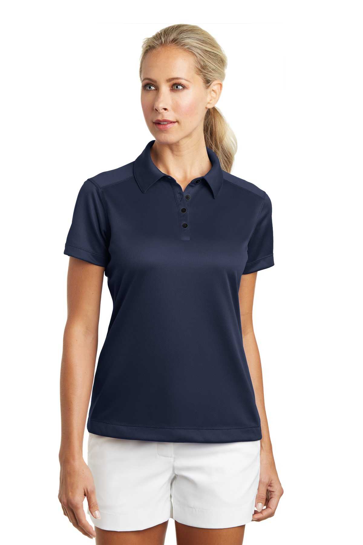 Nike Ladies Dri-FIT Pebble Texture Polo. 354064