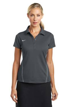 Nike Ladies Dri-FIT Sport Swoosh Pique Polo. 452885 Nike Ladies Dri-FIT Sport Swoosh Pique Polo. 452885