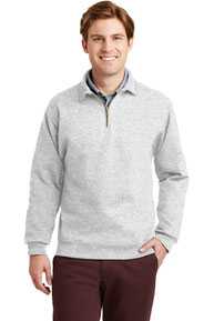 JERZEES ®  SUPER SWEATS ®  NuBlend ®  - 1/4-Zip Sweatshirt with Cadet Collar.  4528M
