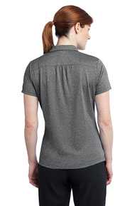 Nike Ladies Dri-FIT Heather Polo. 474455