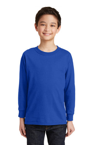 Gildan &#174;  Youth Heavy Cotton &#153;  100% Cotton Long Sleeve T-Shirt. 5400B