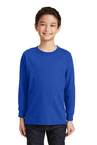 Gildan &#174;  Youth Heavy Cotton &#153;  100% Cotton Long Sleeve T-Shirt. 5400B
