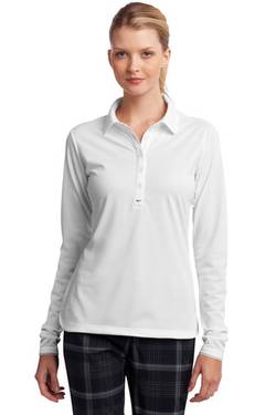 Nike Ladies Long Sleeve Dri-FIT Stretch Tech Polo. 545322 Nike Ladies Long Sleeve Dri-FIT Stretch Tech Polo. 545322