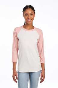 Jerzees ®  Unisex Premium Blend Combed Ring Spun 3/4-Sleeve Raglan 560R