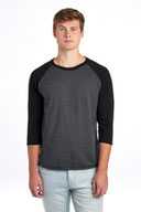 Jerzees ®  Unisex Premium Blend Combed Ring Spun 3/4-Sleeve Raglan 560R