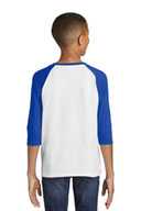 Gildan  ®  Heavy Cotton  ™  Youth 3/4-Sleeve Raglan T-Shirt. 5700B