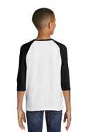 Gildan  ®  Heavy Cotton  ™  Youth 3/4-Sleeve Raglan T-Shirt. 5700B