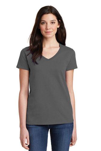 Gildan ®  Ladies Heavy Cotton ™  100% Cotton V-Neck T-Shirt. 5V00L