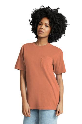 COMFORT COLORS  ®  Heavyweight Ring Spun Pocket Tee. 6030