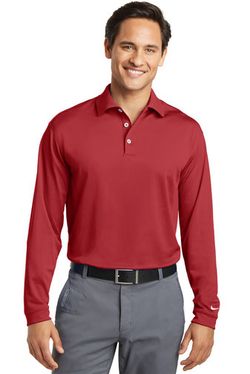 Nike Tall Long Sleeve Dri-FIT Stretch Tech Polo. 604940 Nike Tall Long Sleeve Dri-FIT Stretch Tech Polo. 604940