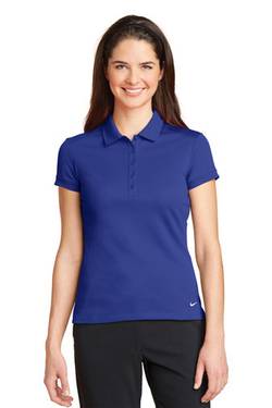 Nike Ladies Dri-FIT Solid Icon Pique Modern Fit Polo. 746100 Nike Ladies Dri-FIT Solid Icon Pique Modern Fit Polo. 746100