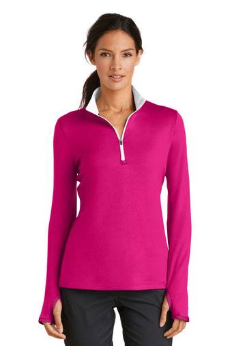 Nike Ladies Dri-FIT Stretch 1/2-Zip Cover-Up. 779796