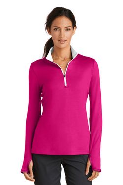 Nike Ladies Dri-FIT Stretch 1/2-Zip Cover-Up. 779796 Nike Ladies Dri-FIT Stretch 1/2-Zip Cover-Up. 779796