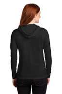 Anvil ®  Ladies 100% Combed Ring Spun Cotton Long Sleeve Hooded T-Shirt. 887L