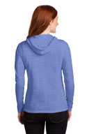 Anvil ®  Ladies 100% Combed Ring Spun Cotton Long Sleeve Hooded T-Shirt. 887L